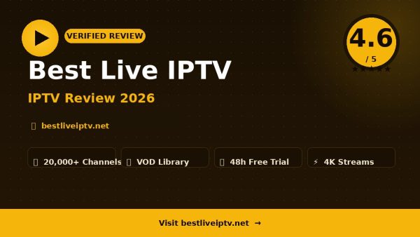 Best Live IPTV Review (2026): Is It Worth It?