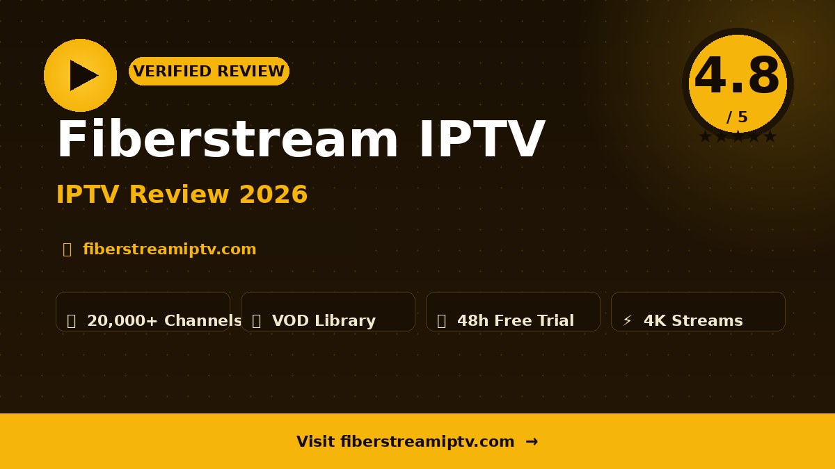Fiberstream IPTV Review 2026