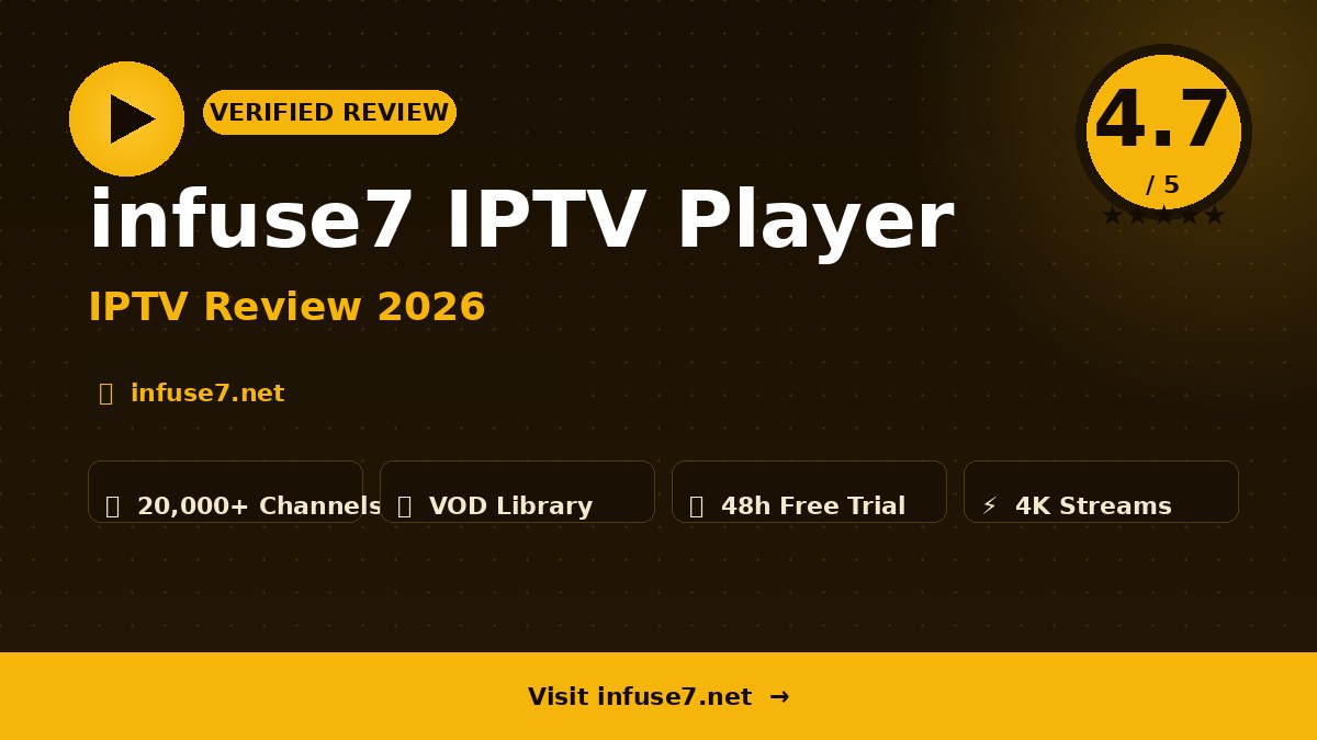 infuse7 IPTV Player Review 2026