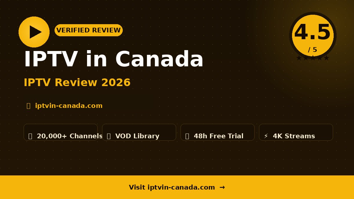 IPTV in Canada Review 2026