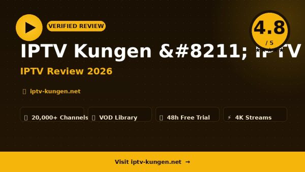 IPTV Kungen – IPTV Kungen Review (2026): Is It Worth It?
