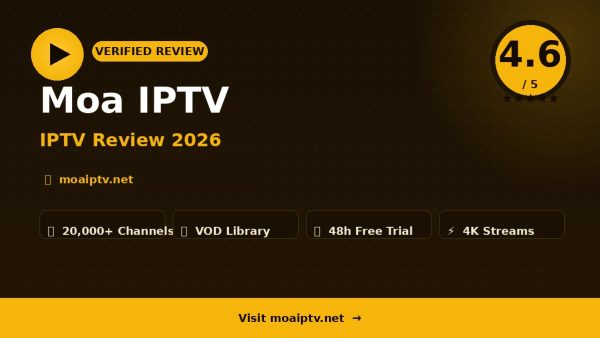 Moa IPTV Review (2026): Is It Worth It?