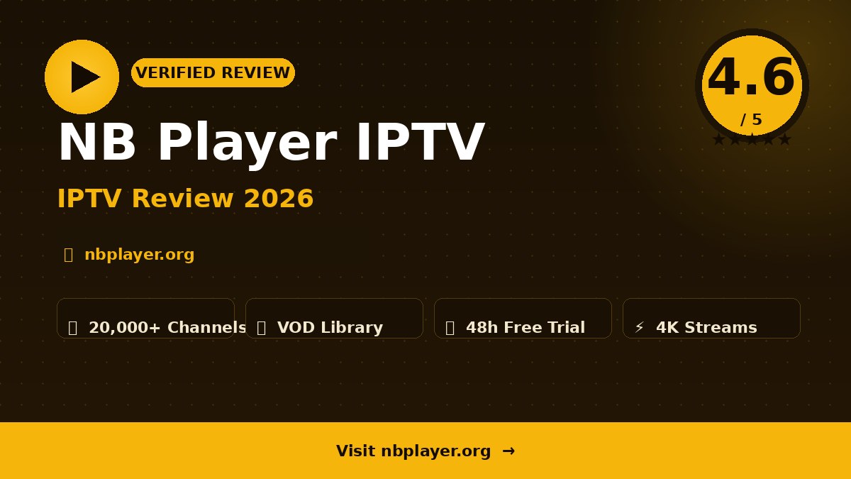 NB Player IPTV Review 2026