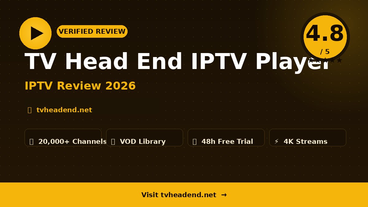 TV Head End IPTV Player Review 2026