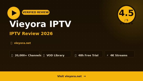 Vieyora IPTV Review (2026): Is It Worth It?