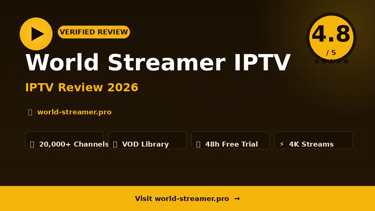 World Streamer IPTV Review 2026
