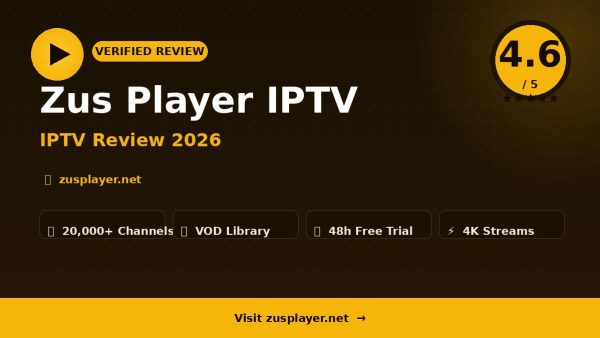 Zus Player IPTV Review (2026): Is It Worth It?
