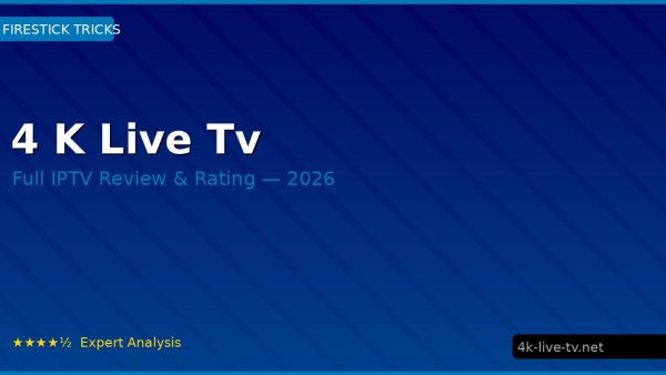 4 K Live Tv Review 2026 — Channels, Pricing & Honest Rating
