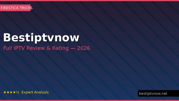 Bestiptvnow Review 2026 — Channels, Pricing & Honest Rating