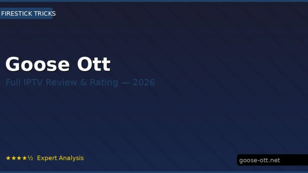 Goose Ott Review 2026 — Channels, Pricing & Honest Rating